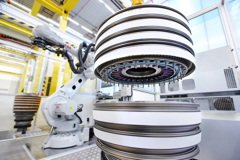 Vorrichtung auf Spannstation: