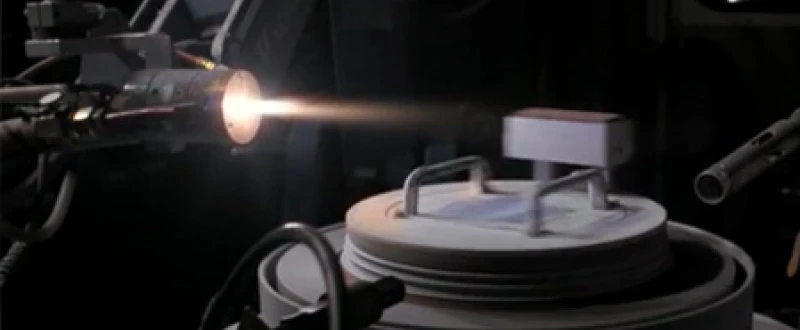 High-Tech Fertigungs­ver­fahren im Einsatz bei der MTU: Plasma­spritzen